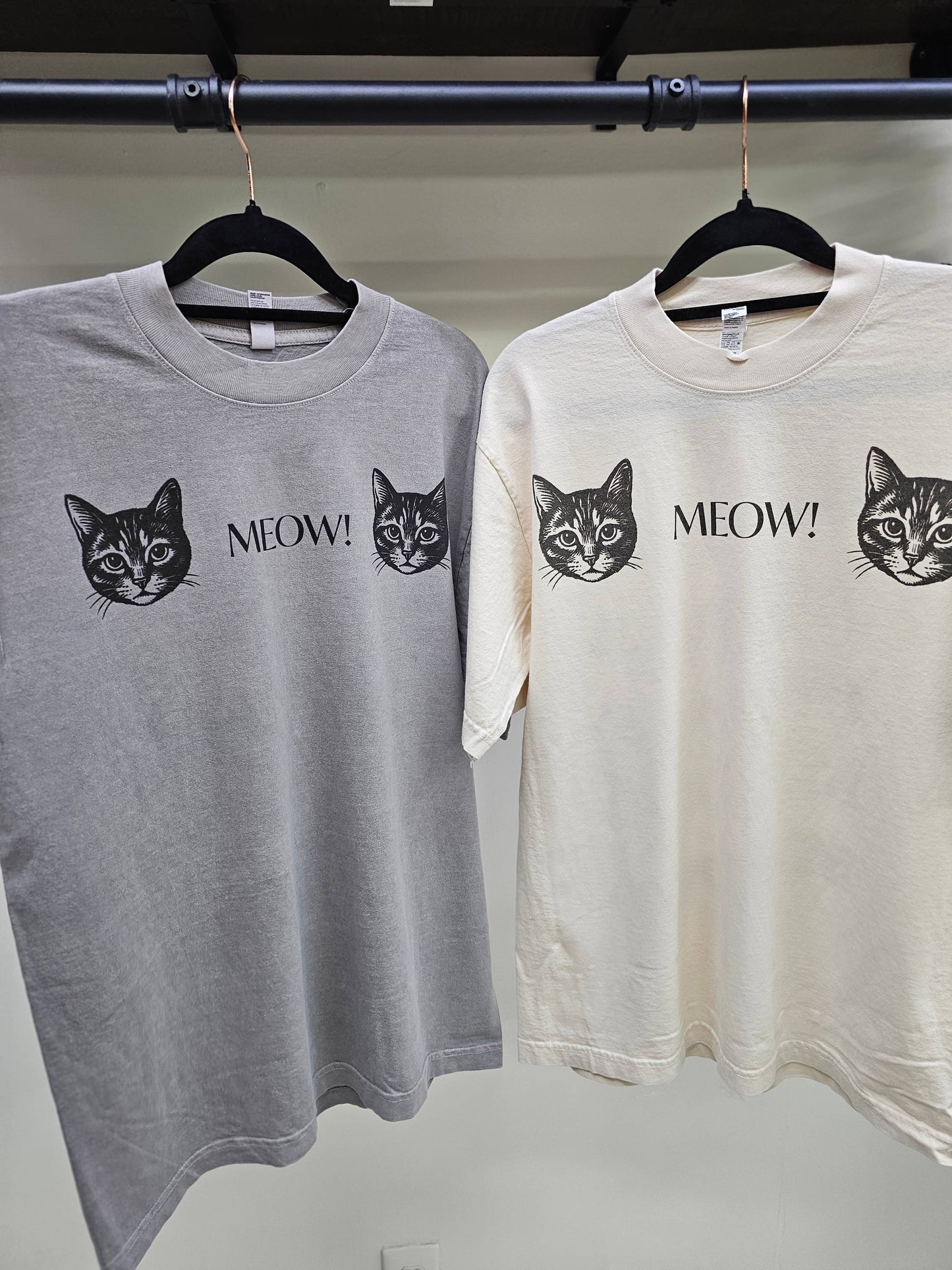 Two Cat Meow Graphic Tee