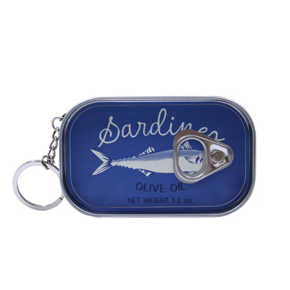 Sardine Tin Keychain