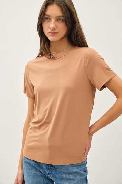Bamboo Basic Round Neck T-Shirt