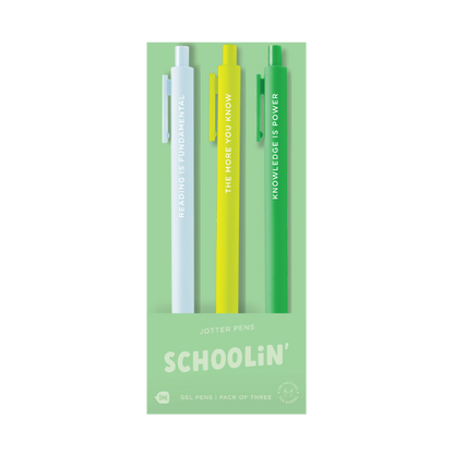 Jotter Sets 3 Pack Gel Pens