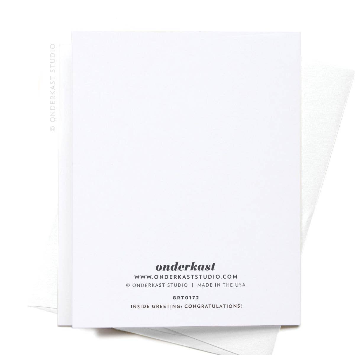 About Damn Time Wedding Cake Greeting Card