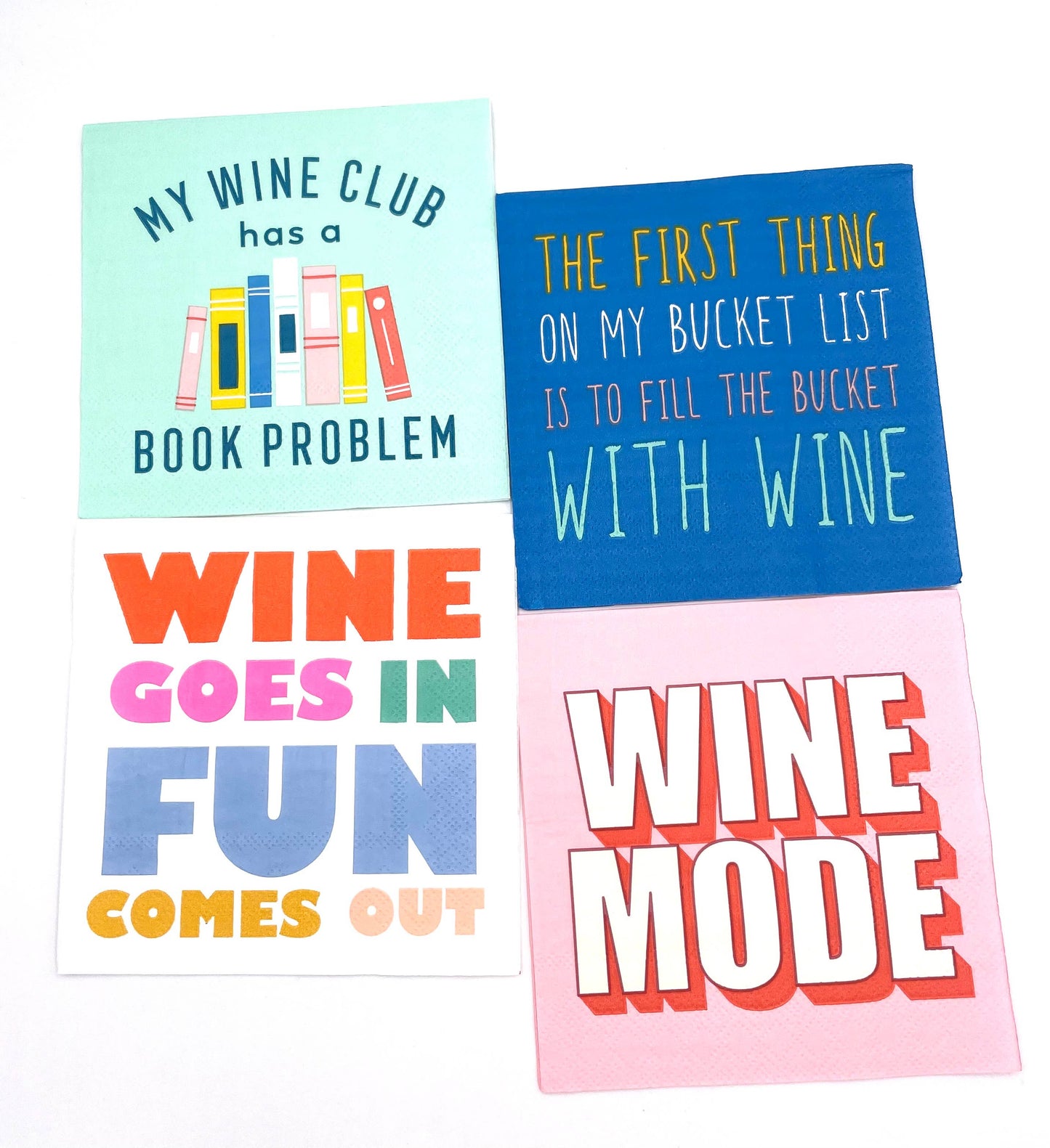 Book Club Cocktail Funny Napkins | My Wine Club