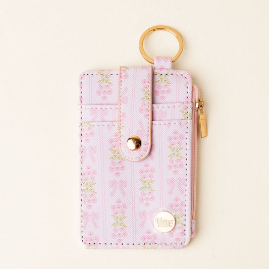 Keychain Wallet-Oh So Fancy Pink