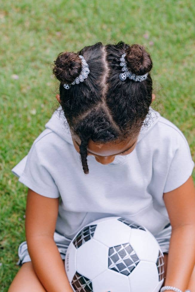 Spiral Hair Coils | Large | Soccer Hair Ties