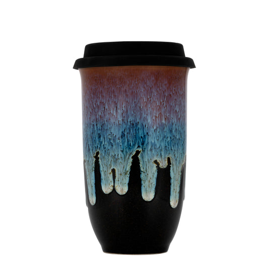 Monsoon Ceramic 16 oz Travel Mug