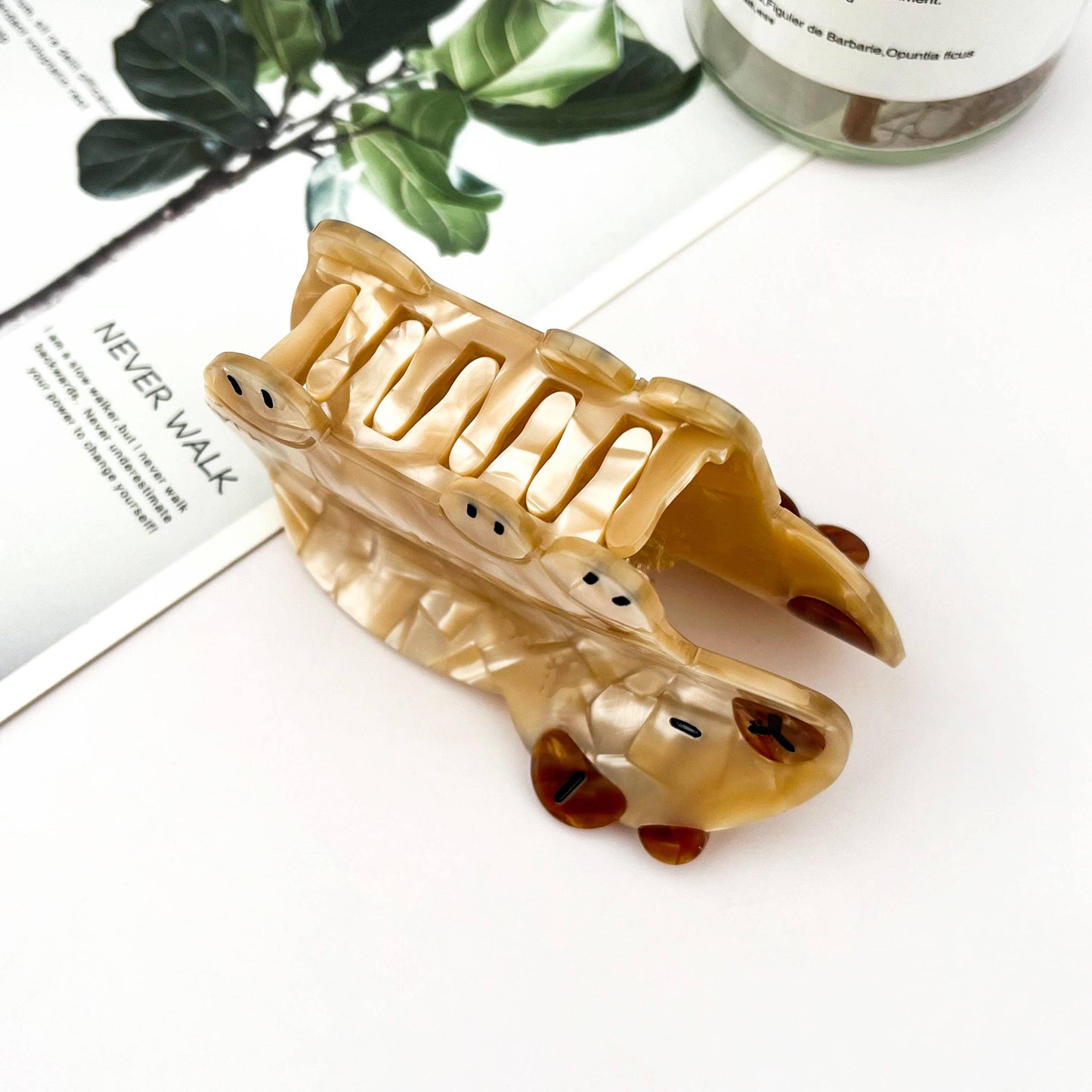 Capybara Hair Animal Clip