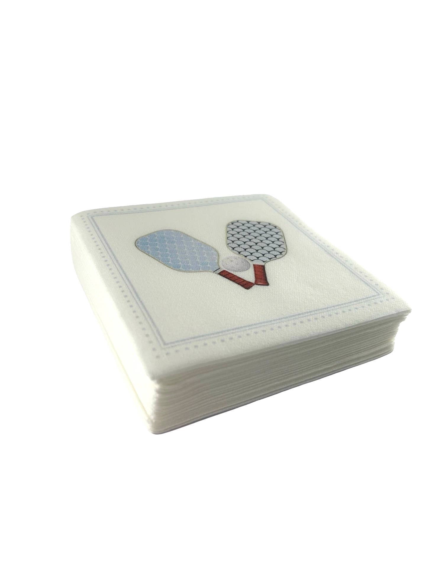 Pickleball Linen-Feel Cocktail Napkins