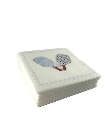 Pickleball Linen-Feel Cocktail Napkins