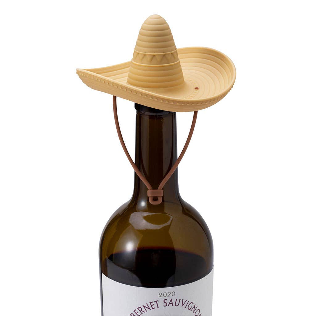 El Corko Silicone Sombrero Wine Stopper