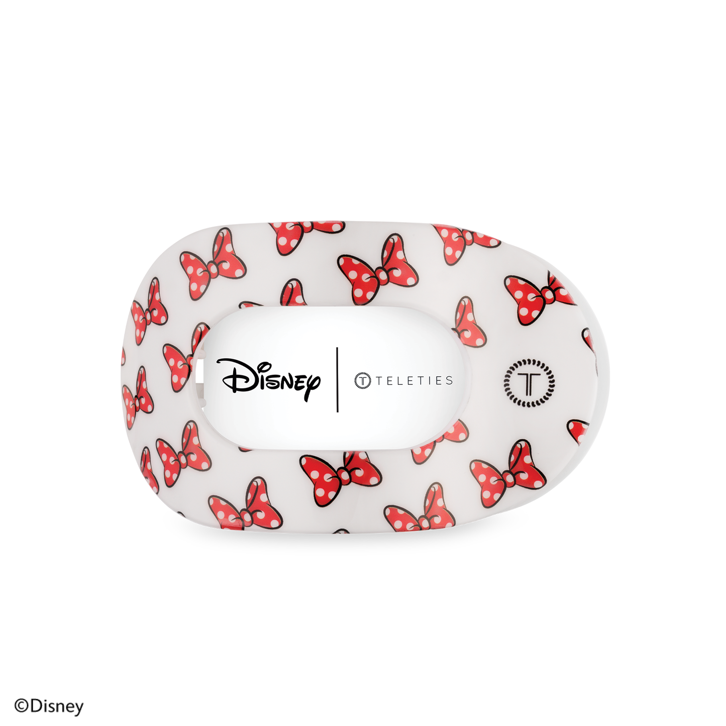 Flat Round Hair Clip | Medium | Minnie Mouse Loves Her Bows!