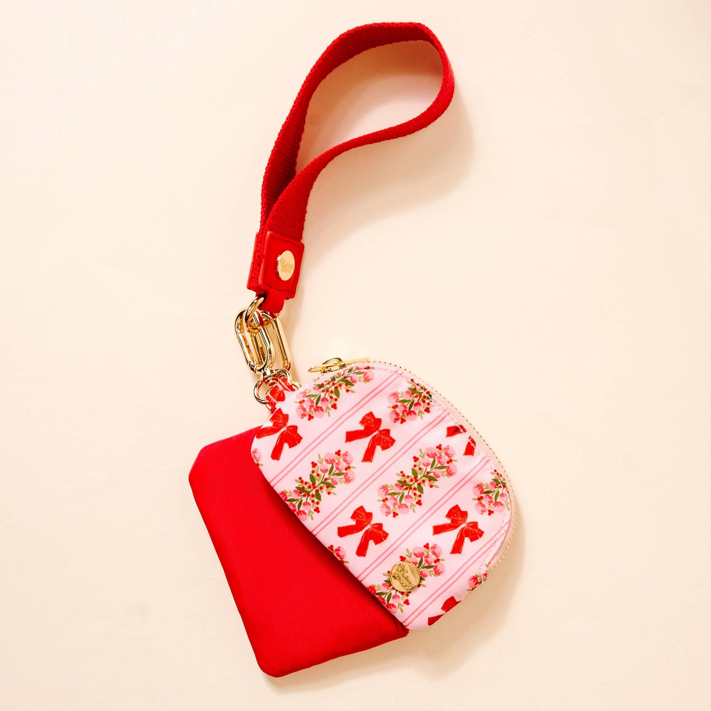 Dynamic Duo Pouch Wristlet - Oh So Merry