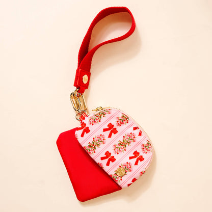 Dynamic Duo Pouch Wristlet - Oh So Merry