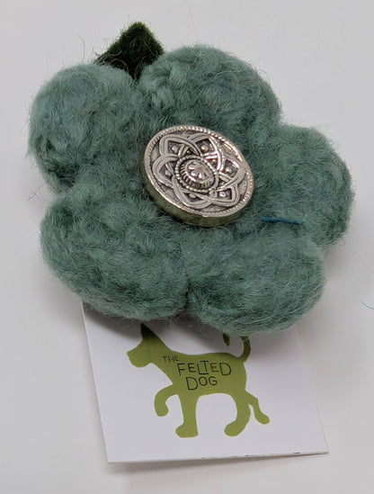 Felted Flower Pin