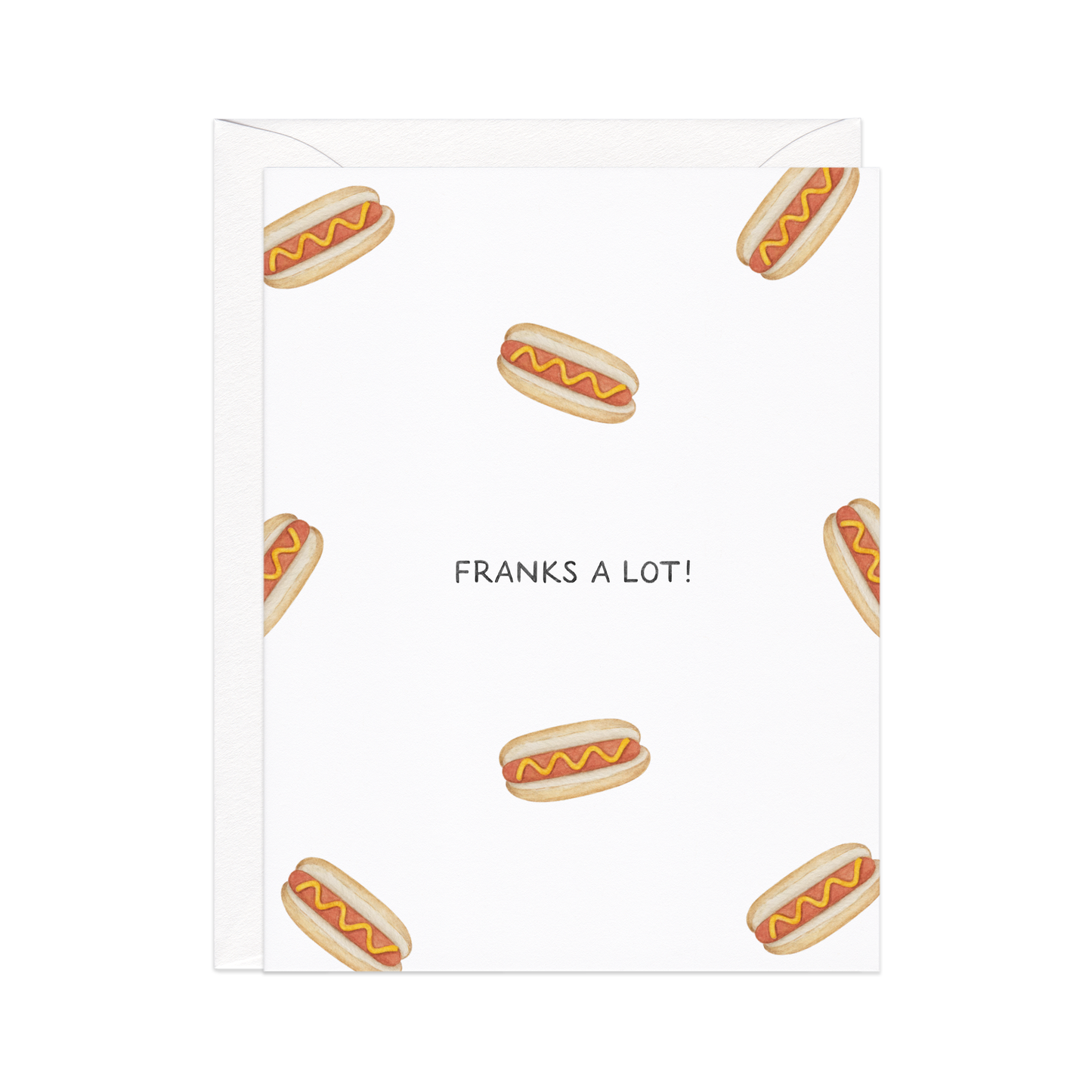 Franks A Lot — Hot Dog Thank You Card