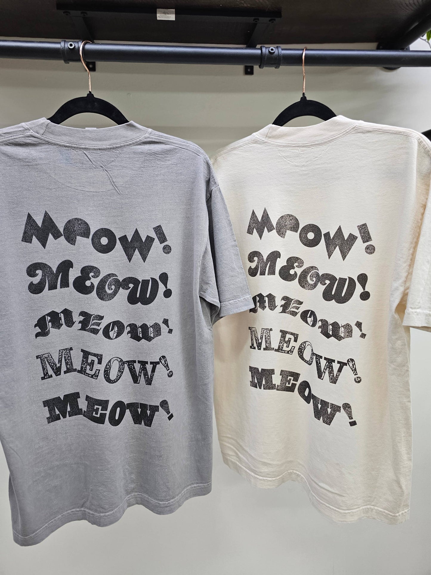 Two Cat Meow Graphic Tee