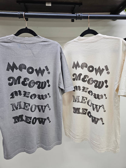 Two Cat Meow Graphic Tee