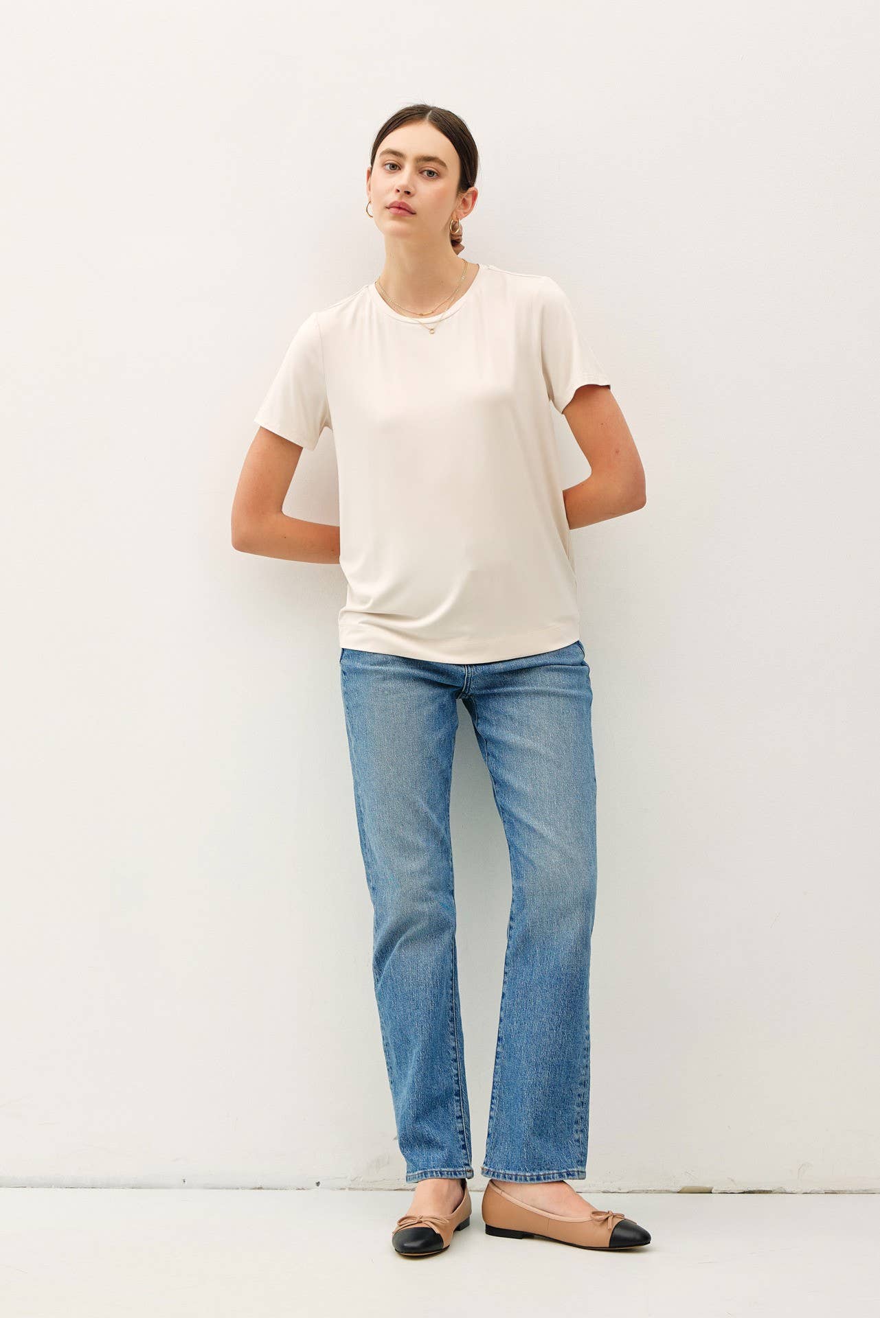Bamboo Basic Round Neck T-Shirt