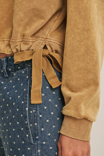 Soft Faded Mineral Wash Sweatshirt