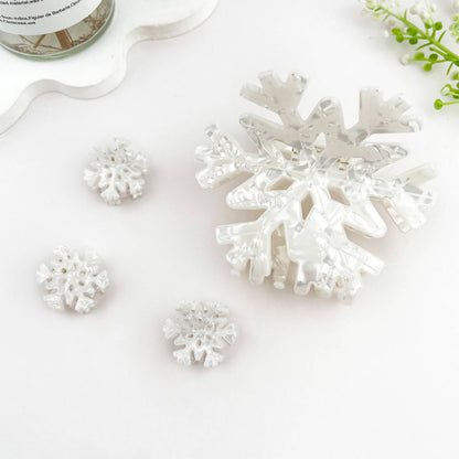 Christmas Snowflake Claw Clip
