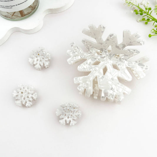 Christmas Snowflake Claw Clip