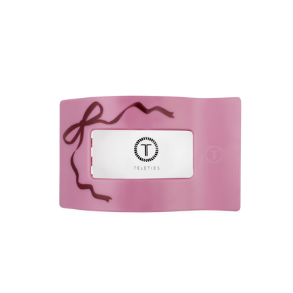 Just Add a Bow | Medium | Flat Rectangle Hair Clip