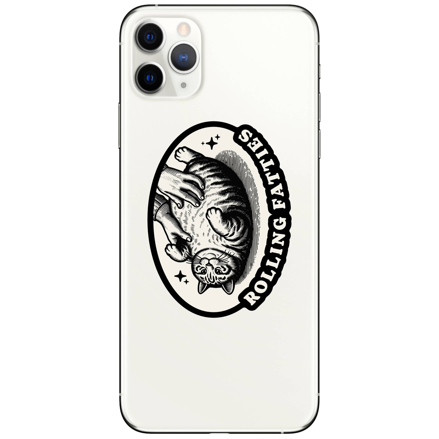 Fat Cat Feline Kitty Sticker