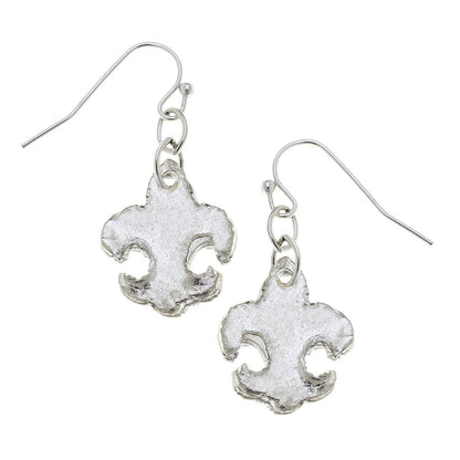 Small Fleur-de-lis Earrings