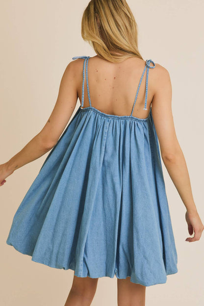 Denim Bubble Dress