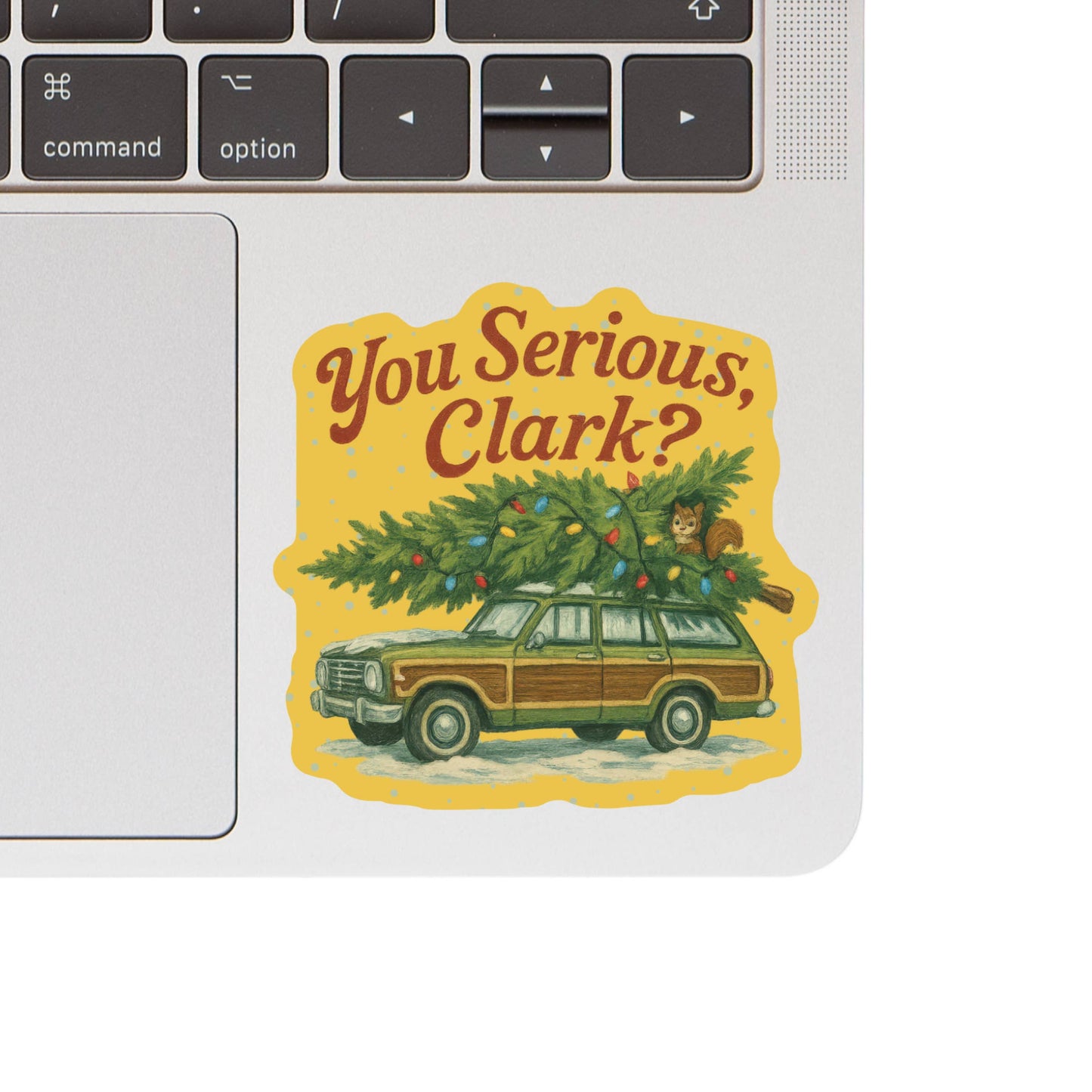 Holiday Christmas 1980's Humor High Quality Vinyl Sticker