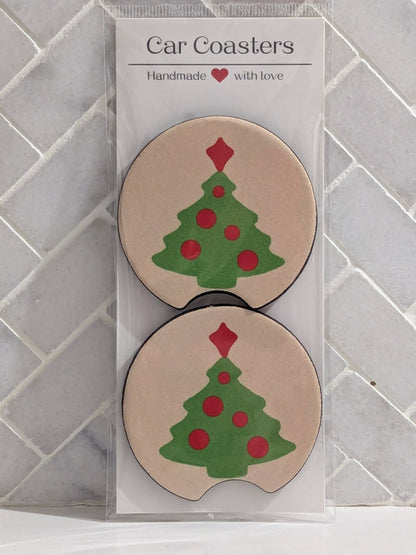 Christmas Sugar Cookie Car Coasters