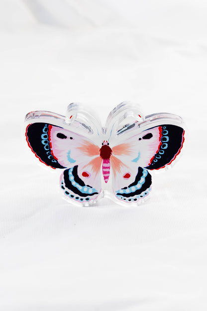 Pink Butterfly Acrylic Napkin Weight