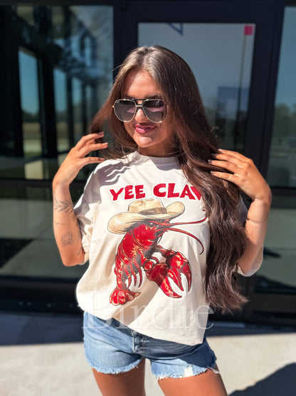 Yee Claw Graphic Tee on Ivory