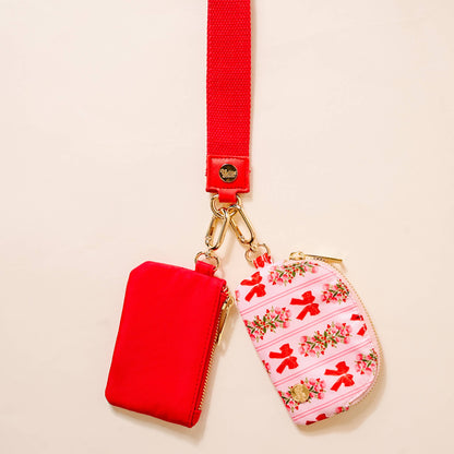 Dynamic Duo Pouch Wristlet - Oh So Merry