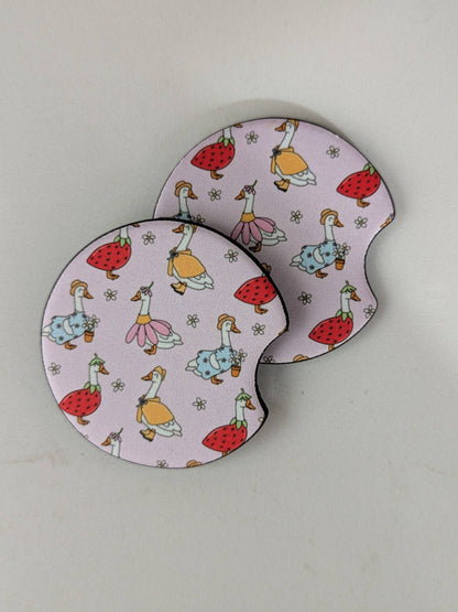 Silly Goose Car Coasters