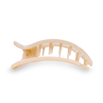 Flat Round Clip | Medium | Almond Beige