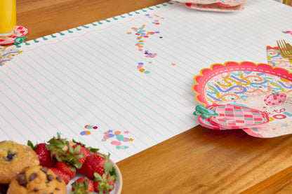 'Write On! Paper Table Runner with Stickers
