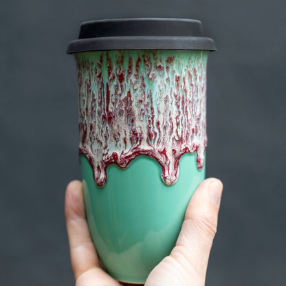 Nebula Ceramic 16 oz Travel Mug
