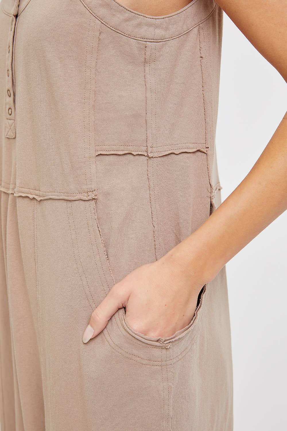 Cotton Washed Jumpsuit