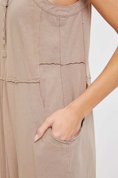 Cotton Washed Jumpsuit