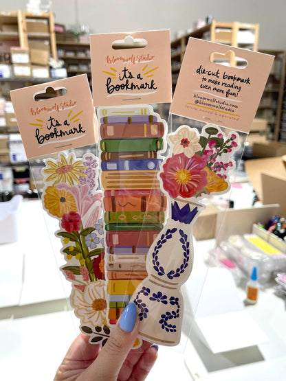 Ice Cream Cone Die Cut Bookmark