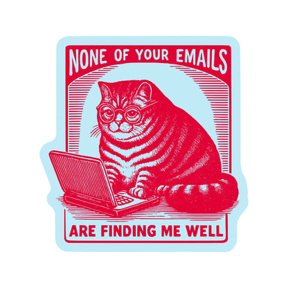 Email Kitty Sticker