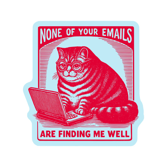 Email Kitty Sticker