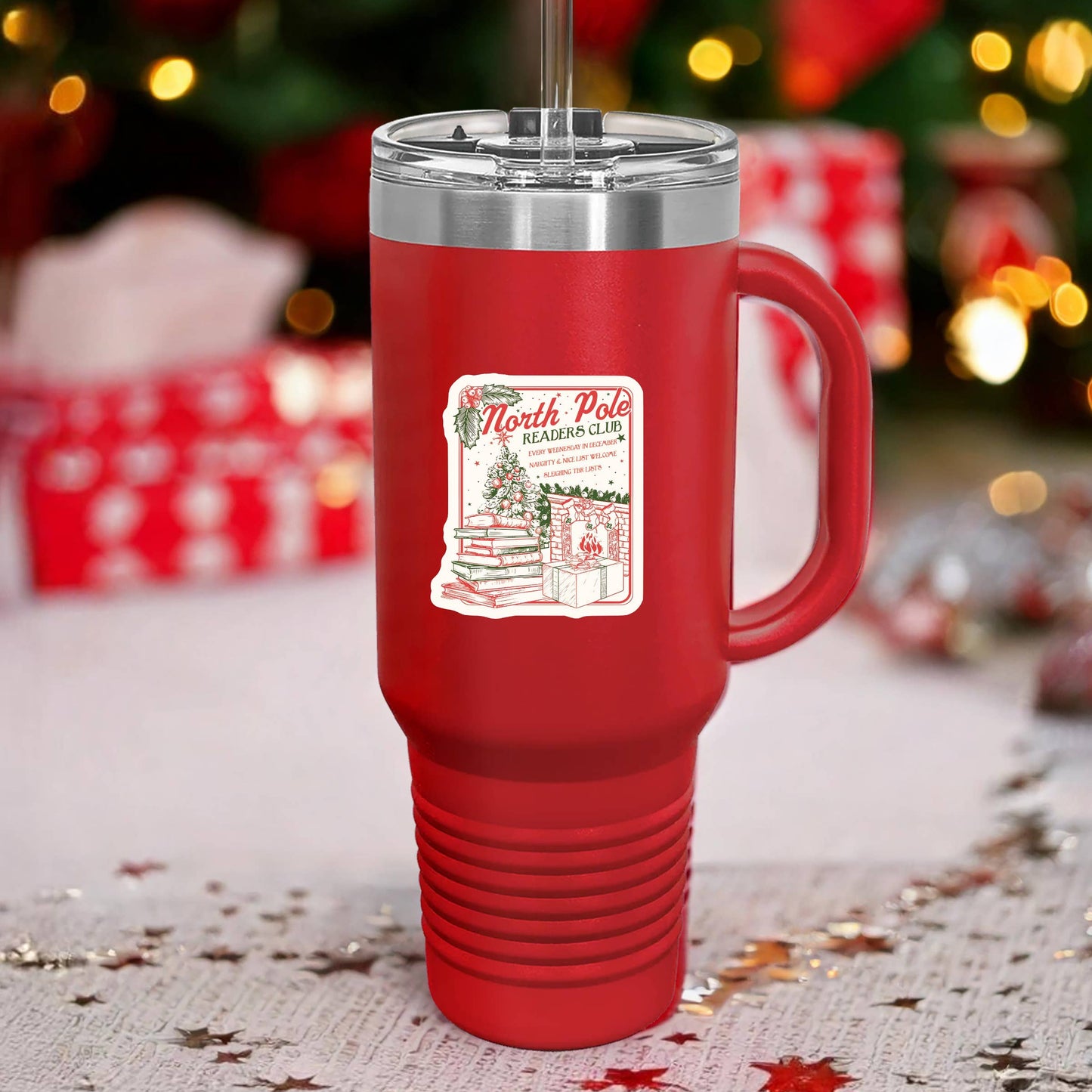 North Pole Readers Sticker