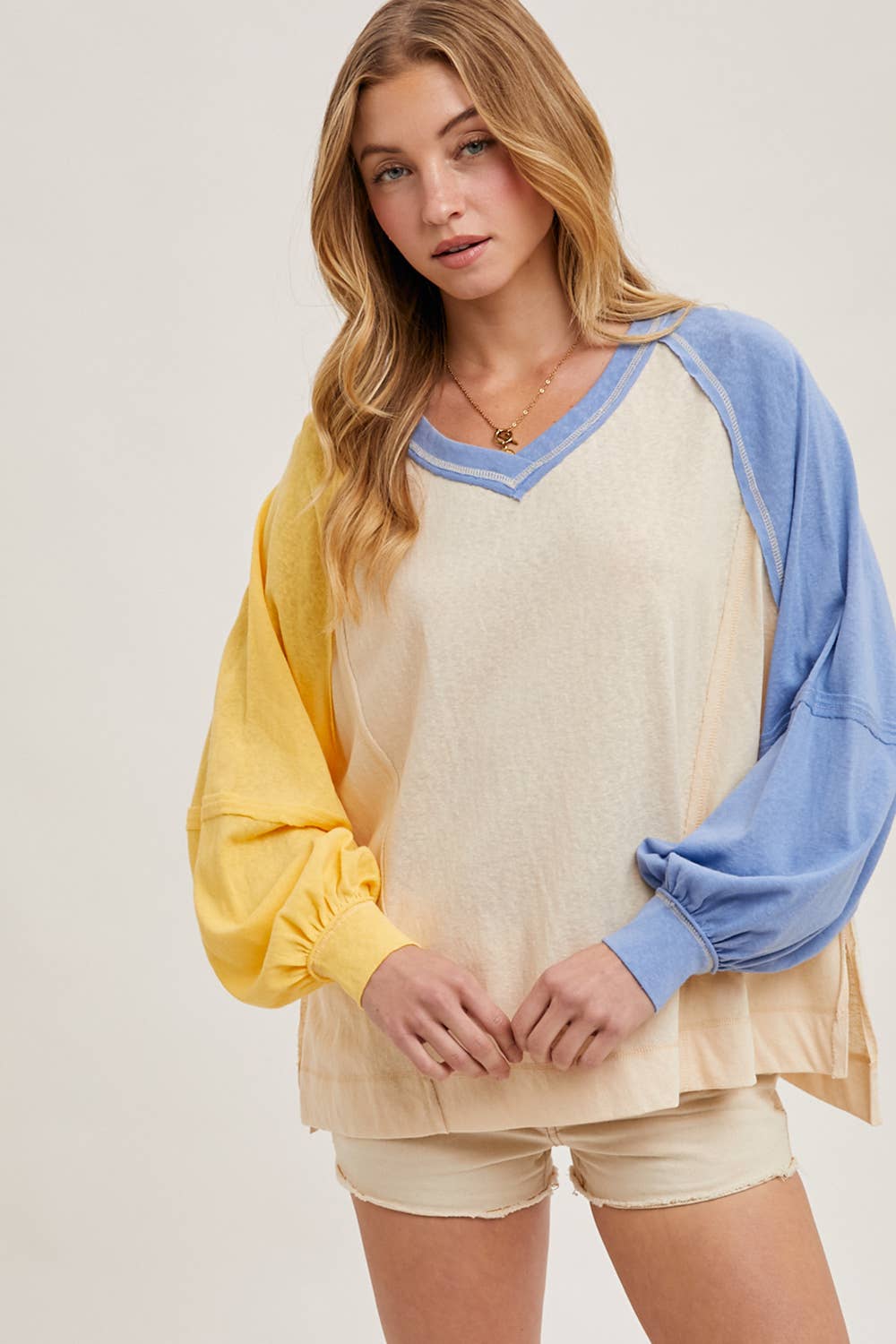Tri Color Pullover