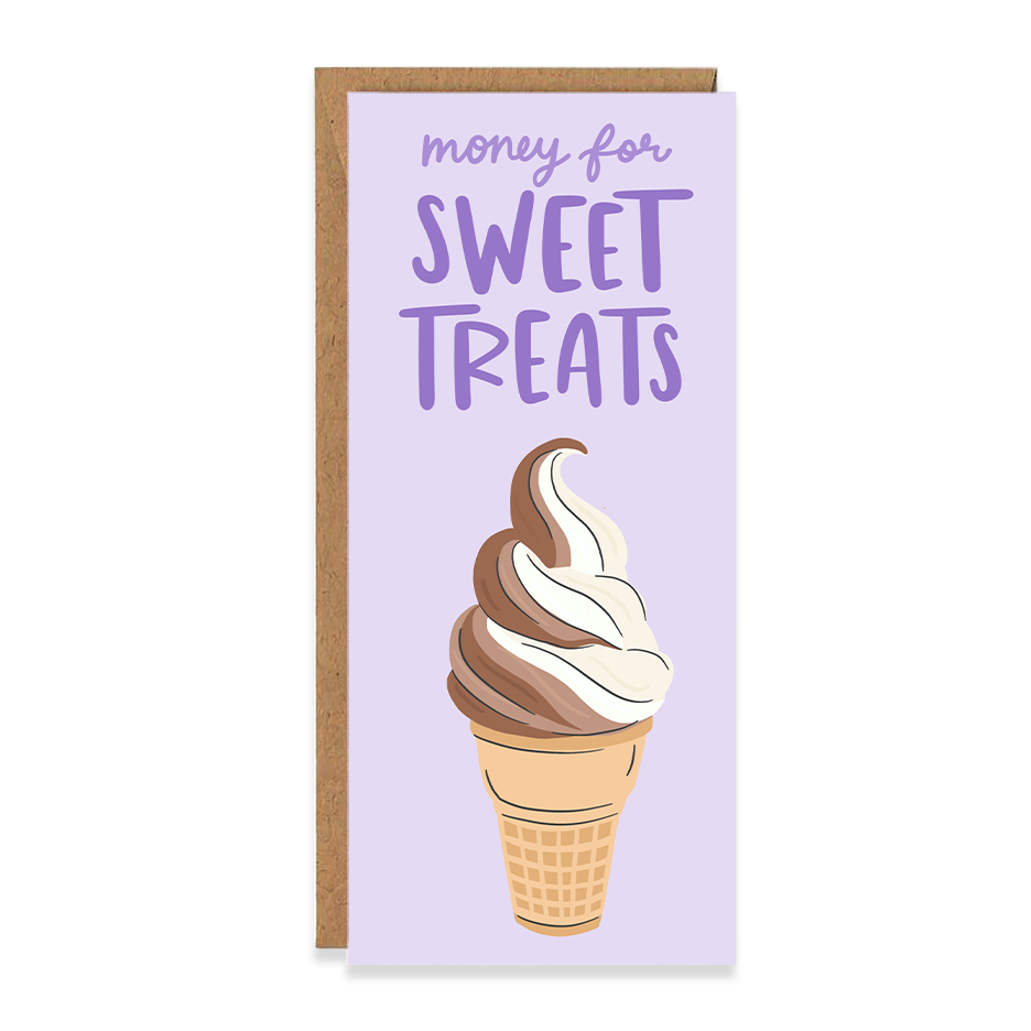 Money for Sweet Treats Money Holder Card
