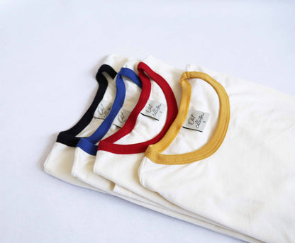 Smiley Face Ringer Graphic T-Shirt