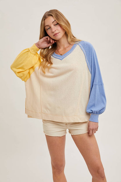 Tri Color Pullover