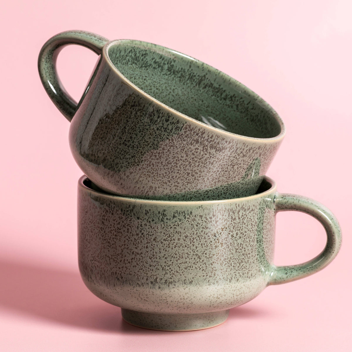 Emerald Handmade Ceramic Mug 16oz | Stoneware Coffee Mug