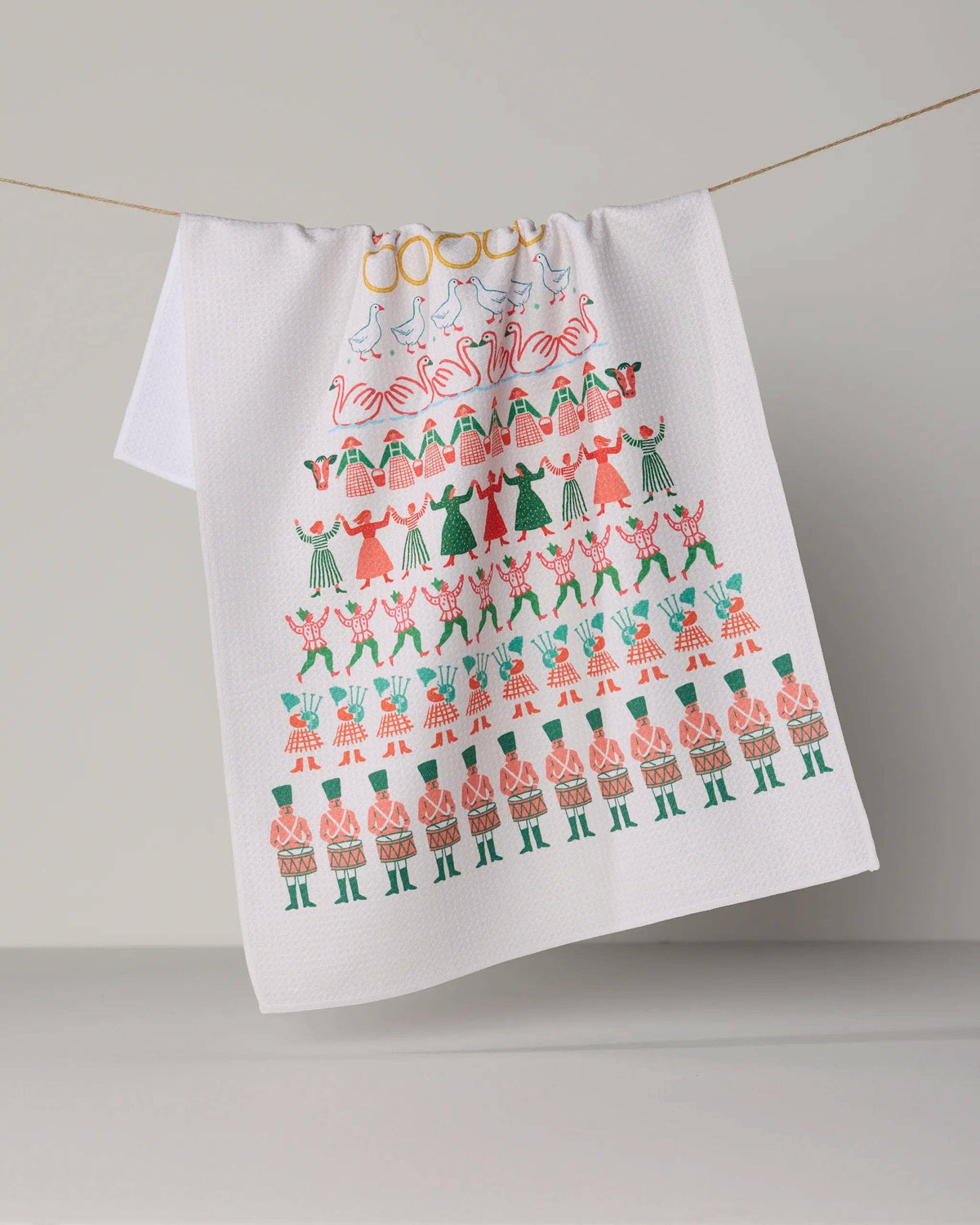 Counting Christmas Tea Towel - Holiday 2026