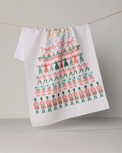 Counting Christmas Tea Towel - Holiday 2026